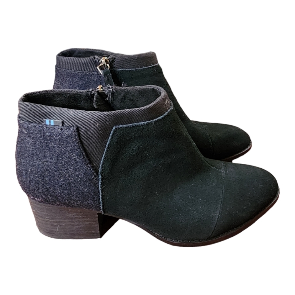 Toms Women's Suede Loren Bootie Sz.8 Pre-owned